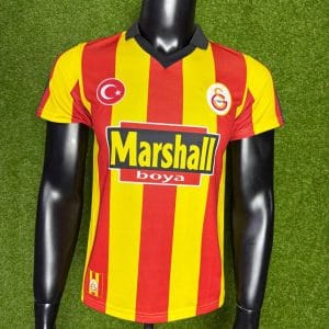 Galatasaray 1999/2000 Sarı-Kırmızı Parçalı Retro Forma