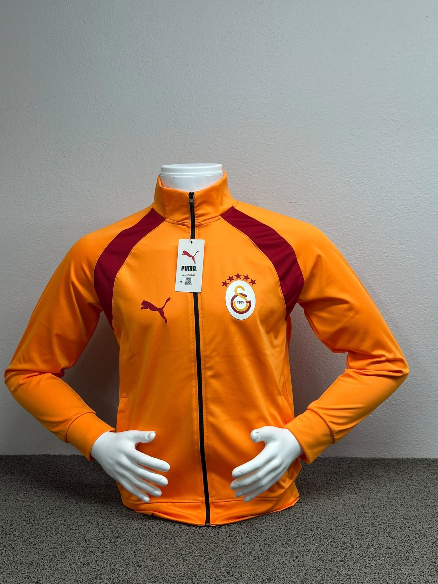 Galatasaray Sarı Kırmızı Eşofman Üstü Ceket