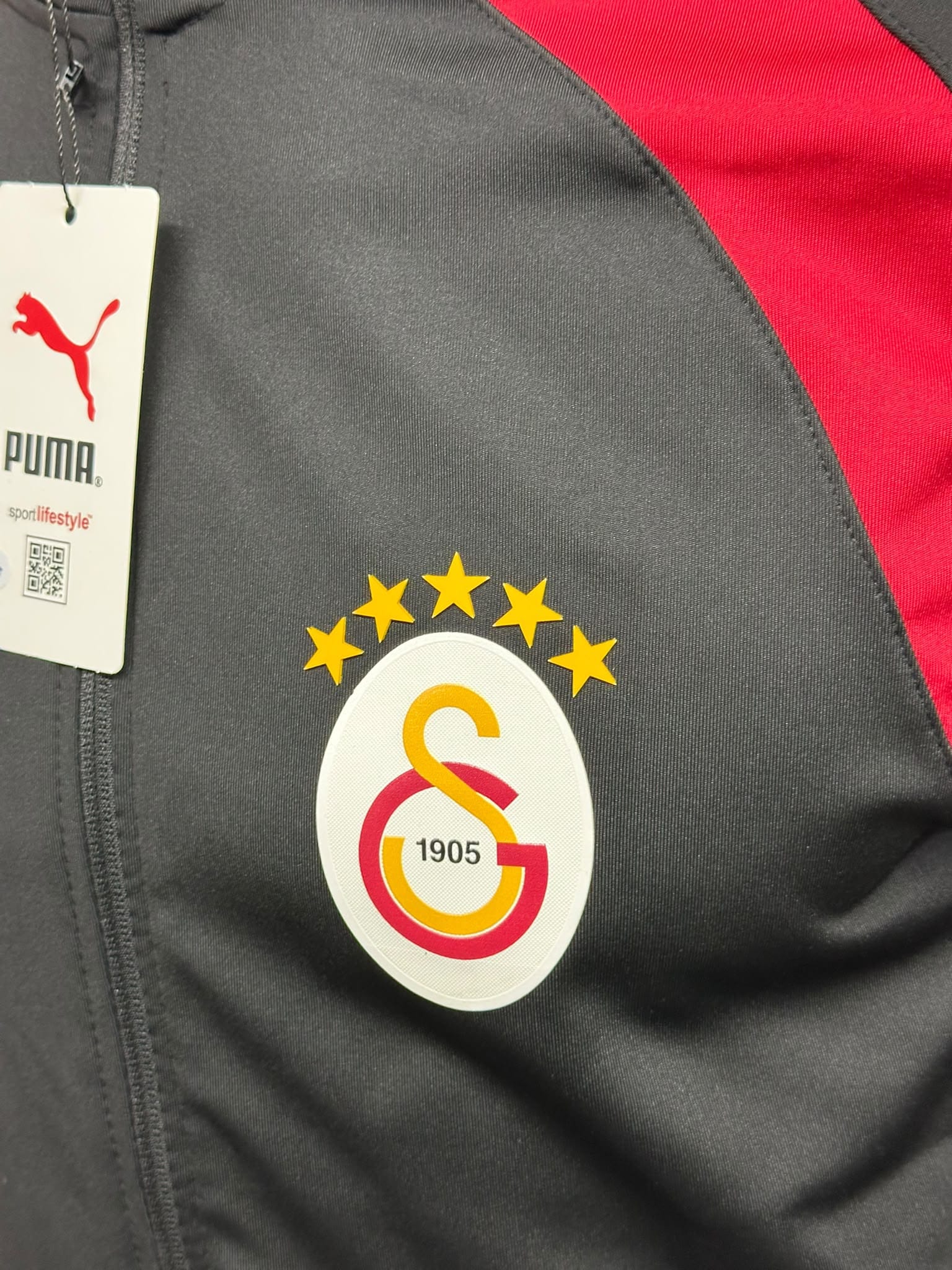 Galatasaray Siyah Antrenman Ceketi - detay görseli 2